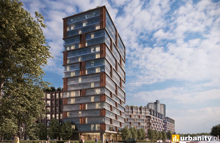 Planowane osiedle w miejsce centrum handlowego Klif, wiz. materiały inwestora