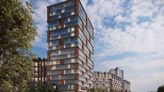 Planowane osiedle w miejsce centrum handlowego Klif, wiz. materiały inwestora