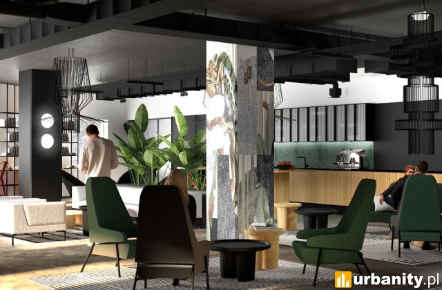 Life Building - nowe wnętrza, wiz. materiały inwestora