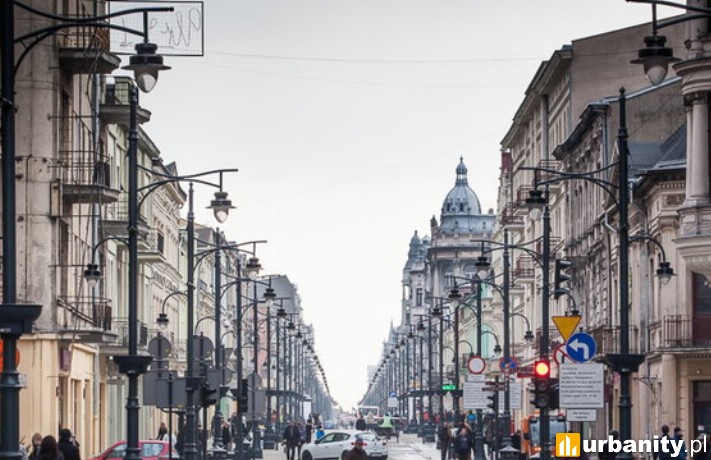 Ulica Piotrkowska w Łodzi