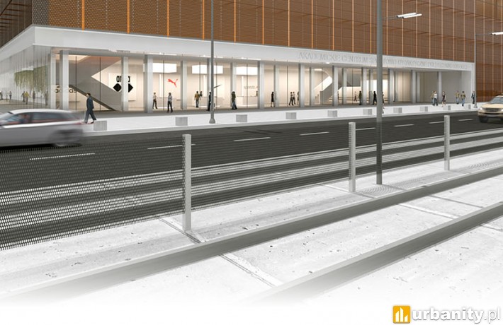 Łódzkie Akademickie Centrum Sportowo-Dydaktyczne - wizualizacja