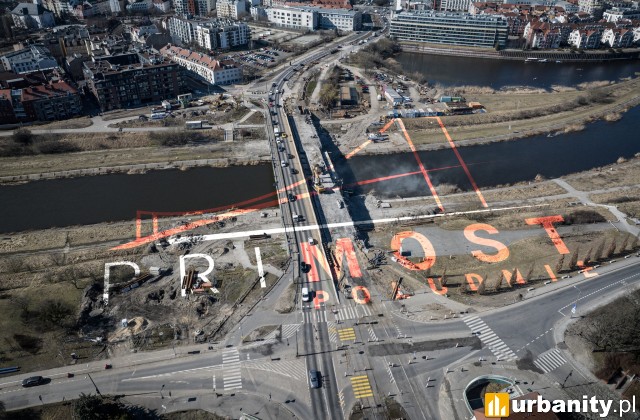 przebudowa mostu Chrobrego w Poznaniu, fot. Primost Południe