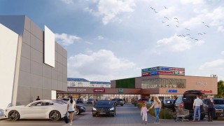 Park Handlowy RWS w Szczecinie, wizualizacja, wiz. materiały inwestora