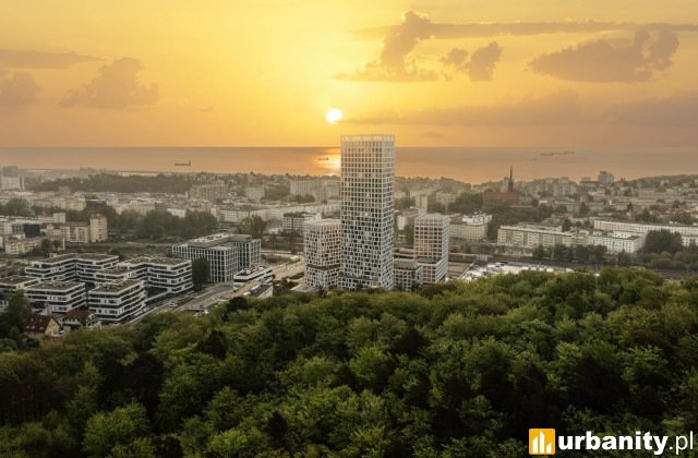 SkyCity Gdynia - wizualizacja inwestycji, wiz. materiały inwestora