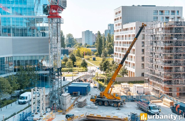 Realizacja części podziemnej wieżowca Skyliner II, fot. Warbud