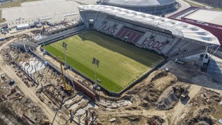 W Łodzi powstaje stadion na 18 tys. widzów. Prace przebiegają zgodnie z planem