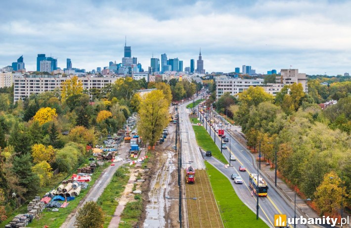 Kiedy otwarcie nowej linii tramwajowej do Miasteczka Wilanów?, fot. Cezary Warś