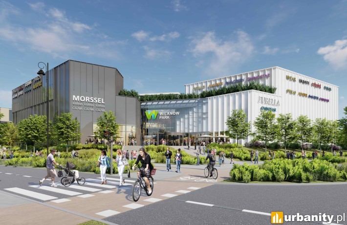 Projekt inwestycji Wilanów Park w Warszawie, wiz. materiały inwestora