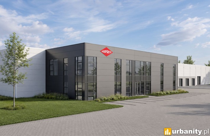 Airpress Polska inwestuje ponad 30 mln zł w rozbudowę zakładu w Tarnowie Podgórnym, wiz. materiały inwestora