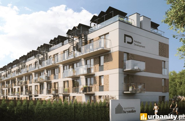 Apartamenty Krynoliny - projekt inwestycji, wiz. materiały dewelopera
