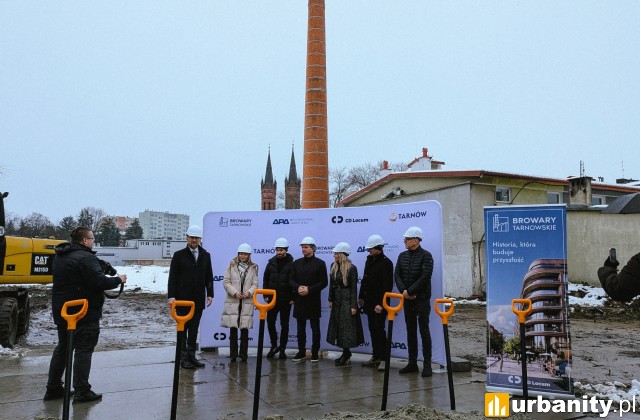 Wbito pierwszą łopatę pod budowę inwestycji Browary Tarnowskie, fot. mat. inwestora