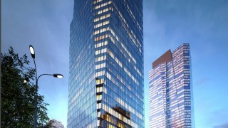 Koncepcja wieżowca Chopin Tower na działce u zbiegu Grzybowskiej i Wroniej, fot. materiały inwestora