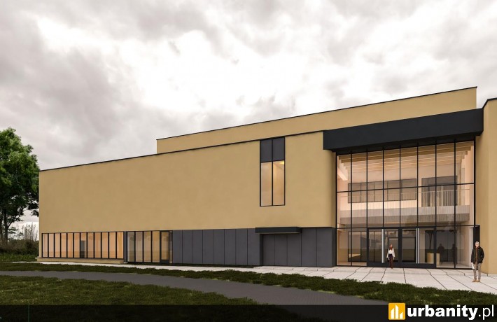 Projekt hali widowiskowo-sportowej w Puszczykowie