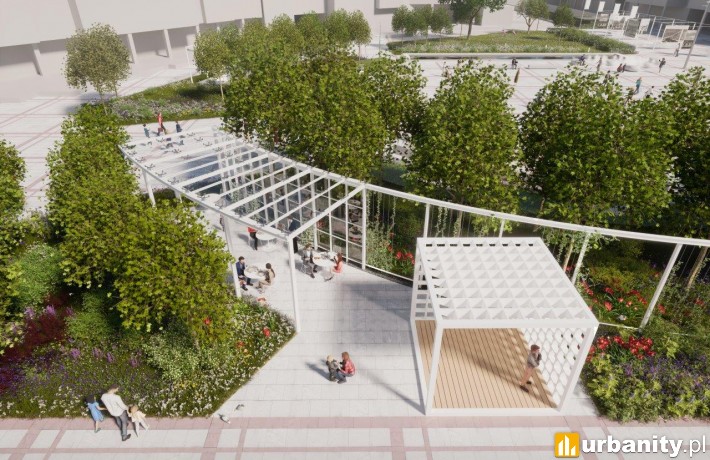 Projekt zmodernizowanego placu Przyjaciół Sopotu, fot. ZDiZ