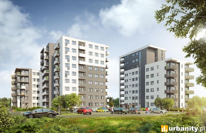 Wizualizacja osiedla Sky House w Lublinie
