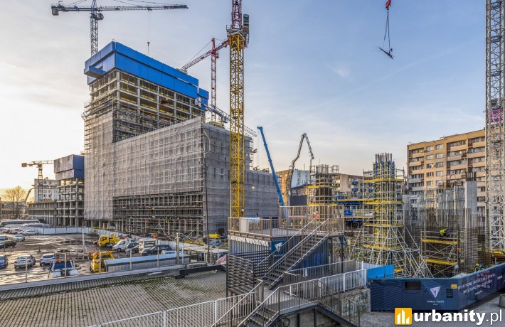 Tak obecnie wygląda budowa kompleksu Varso Place