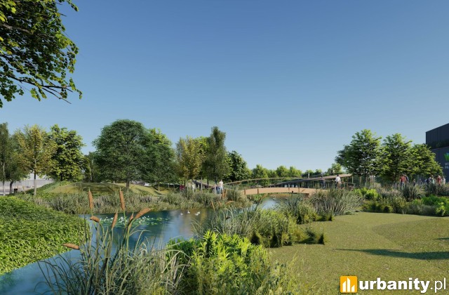 Projekt inwestycji Wilanów Park w Warszawie, wiz. materiały inwestora