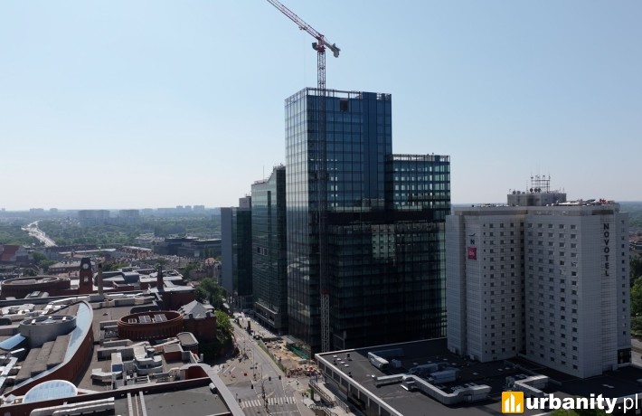 Powstający w centrum Poznania wieżowiec AND2, fot. materiały inwestora