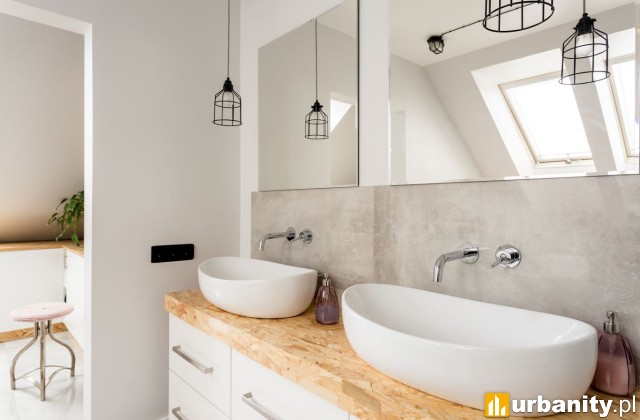Nowoczesne aranżacje łazienek. Jak wybrać blat do łazienki, fot. grafika partnera