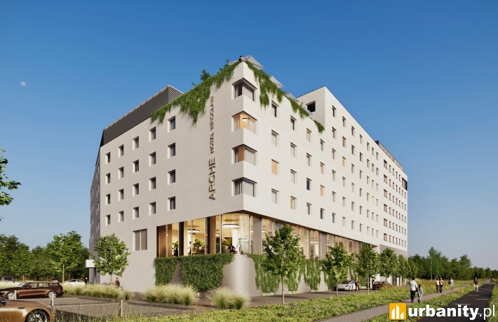 Arche Hotel Wrocław Airport, wiz. materiały inwestora