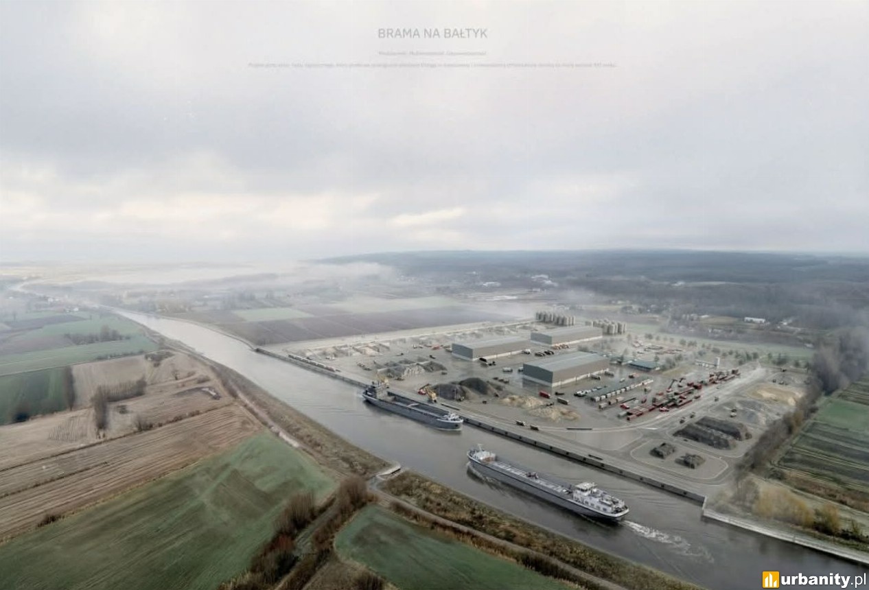 Elbląg buduje Bramę na Bałtyk. Wybrano koncepcję nowego terminala