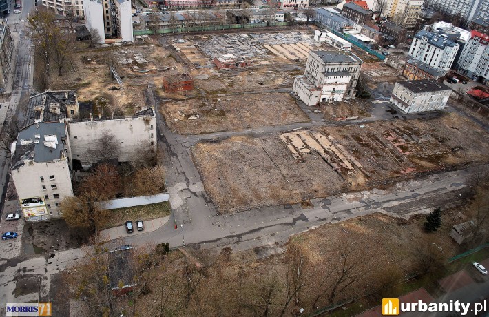 Działka, na której powstanie kompleks firmy Echo Investment (fot. morris71)