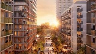 Bulwar Północny we Wrocławiu, docelowy kształt osiedla, wiz. materiały inwestora