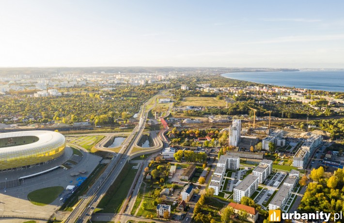 Bursztynowa Zatoka w Gdańsku - wizualizacja