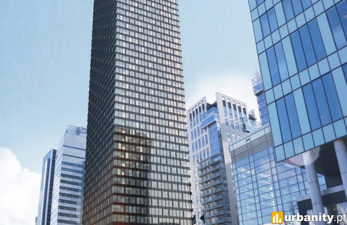 Pierwotny projekt dla działki przy Grzybowskiej 59 dla firmy Atlas Estate