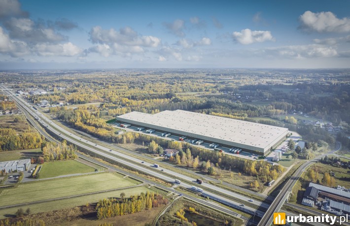 Hillwood S8 Warsaw South, wizualizacja projektu, wiz. materiały inwestora