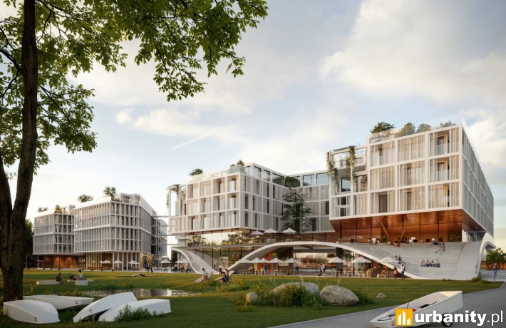 Kompleks hotelowo-mieszkalny przy Skwerze Kościuszki, wiz. Bedra Cichosz Architekci