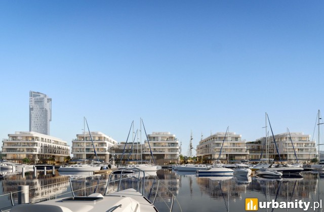 Nova Marina Gdynia - projekt inwestycji, wiz. materiały inwestora
