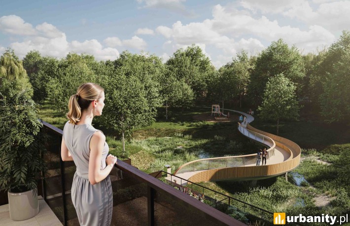 Royal Garden Wilanów, projekt inwestycji, wiz. materiały dewelopera