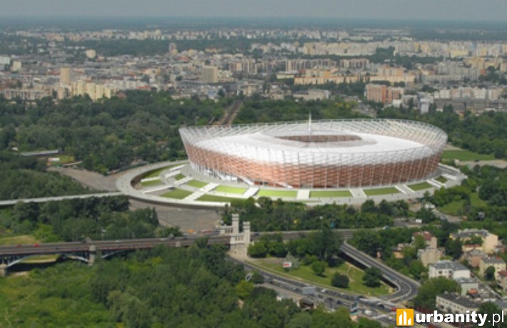 Wizualizacja Stadionu Narodowego w Warszawie