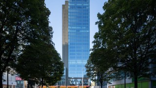 Gotowy wieżowiec Studio A w Warszawie, fot. Skanska