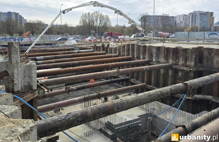 Powstający tunel tramwajowy do Dworca Zachodniego, fot. Tramwaje Warszawskie