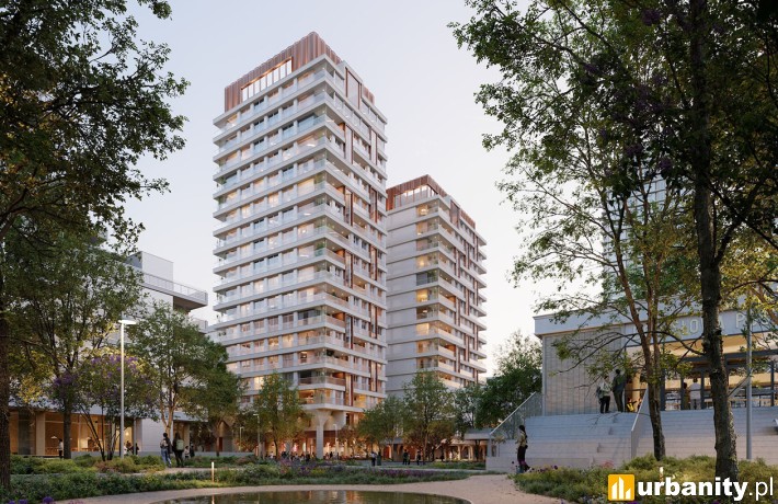 Apartamenty Gutenberga, wizualizacja inwestycji, wiz. materiały inwestora