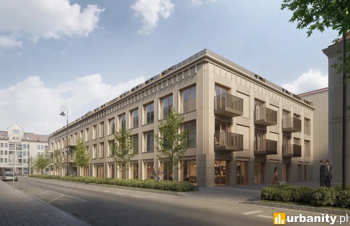Apartamenty Józefińska 16 w Krakowie, wizualizacja, wiz. materiały inwestora