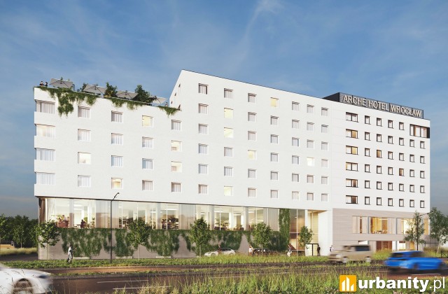 Arche Hotel Wrocław Airport, wiz. materiały inwestora