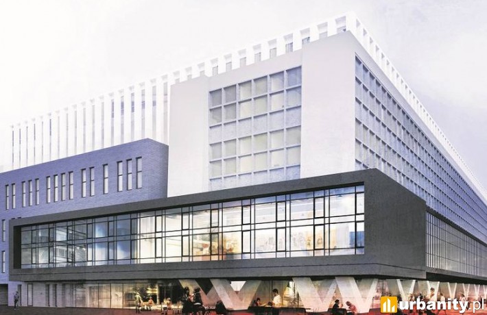 Wizualizacja Hotelu Studenckiego w Łodzi