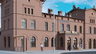 Wizualizacja Dworca PKP Oleśnica, wiz. PKP S.A.