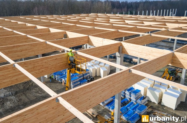 Tak powstaje centrum GLP Warsaw VI Logistics Centre, fot. GLP