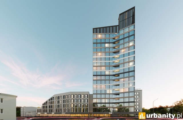 Projekt inwestycji Grota 60 w Sosnowcu, wiz. Koziarski Pracownia Projektowa