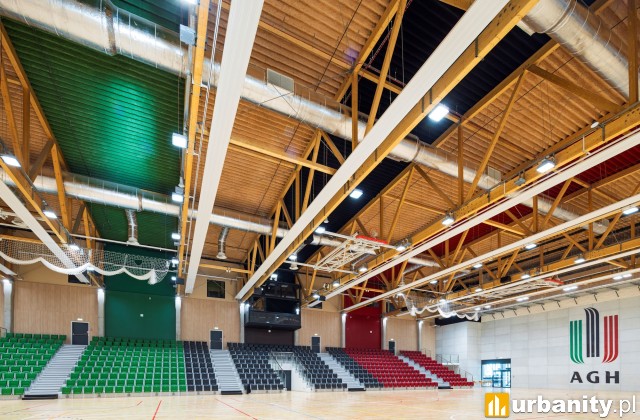 Nowa hala sportowa AGH w Krakowie, fot. Tomasz Prokop