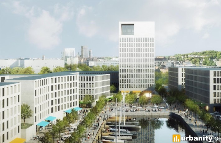 Koncepcja Jems Architekci na zabudowę Drewnicy i dawnych terenów stoczniowych w Gdańsku
