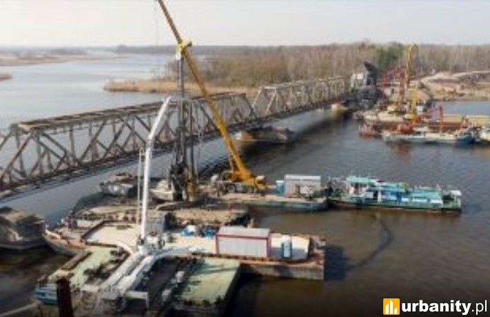 Powstaje nowy most kolejowy w Szczecinie
