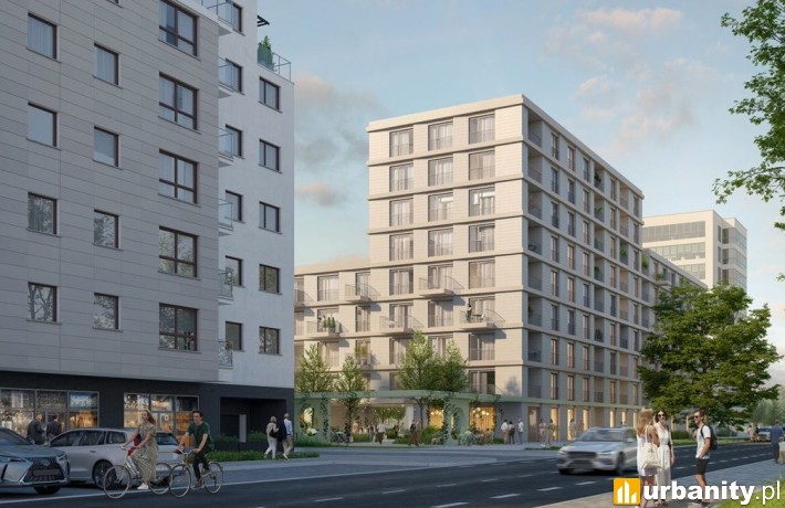 Nowa inwestycja przy Obrzeżnej 7 na Mokotowie, wiz. materiały dewelopera