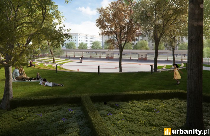 Tak wyglądał będzie nowy park Staromiejski w Łodzi, fot. ŁÓDŹ.PL