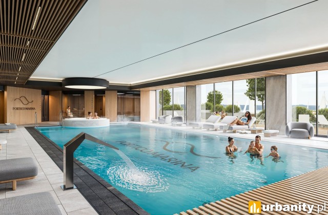 Projekt inwestycji Portico Marina w miejscowości Zegrze, wiz. mat. inwestora