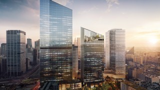 Gęsto od wieżowców przy Rondzie Daszyńskiego. Właśnie ruszyła budowa kolejnego